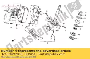 Honda 32453MM2000 ficar, caixa comum - Lado inferior