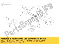 883362, Piaggio Group, paraurti anteriore rh moto-guzzi norge 1200 2006, Nuovo