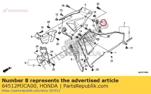 honda 64512MJCA00 nenhuma descrição disponível no momento - Lado inferior