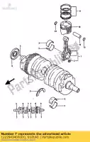 12229434000D0, Suzuki, Rodamiento c. eje suzuki gsx  es eu e ef gsx550 gsx550esfu 550 , Nuevo