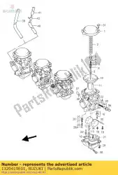 Ici, vous pouvez commander le carburateur assy auprès de Suzuki , avec le numéro de pièce 1320419E01: