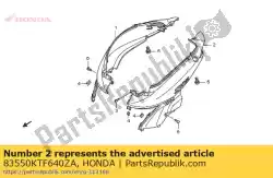 geen beschrijving beschikbaar op dit moment van Honda, met onderdeel nummer 83550KTF640ZA, bestel je hier online: