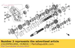 Here you can order the countershaft comp. From Honda, with part number 23220MEL000: