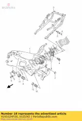 Aqui você pode pedir o emblema, moldura bo em Suzuki , com o número da peça 4195024F00: