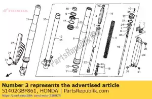 Honda 51402GBF861 molla, forchetta (0 - Il fondo