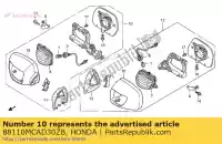 88110MCAD30ZB, Honda, specchio assy., r. indietro * nh honda gl goldwing  gold wing deluxe abs 8a a gl1800a gl1800 airbag 1800 , Nuovo