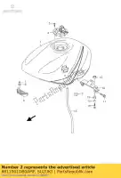 6811001DB0AMF, Suzuki, set nastro, carburante t suzuki gs  u fu f gs500ef 500 , Nuovo