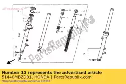 Qui puoi ordinare tubo, sede da Honda , con numero parte 51440MBZD01: