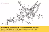 50351KAY600ZB, Honda, piastra, skid * * rp123 honda nx transcity  nx125 125 , Nuovo