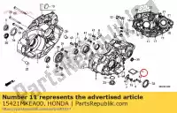 15421MKEA00, Honda, tamis, filtre à huile honda  250 450 2017 2018, Nouveau