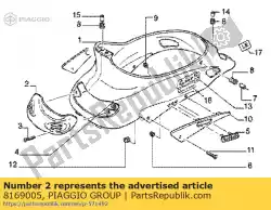 Qui puoi ordinare falda da Piaggio Group , con numero parte 8169005: