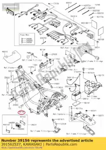 kawasaki 391562527 01 stootkussen, 25x100x2 - Onderkant