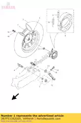 Here you can order the cast wheel rear from Yamaha, with part number 2B7F53382000: