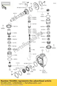 Kawasaki 921801293 vulring, t = 0,80 - Onderkant