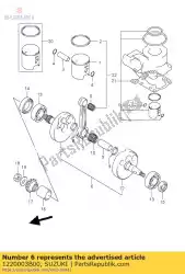 Here you can order the crankshaft assy from Suzuki, with part number 1220003B00: