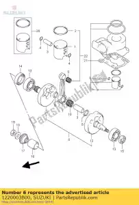 Suzuki 1220003B00 crankshaft assy - Bottom side