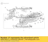 AP8234213, Piaggio Group, Support de fixation de boîte à air aprilia  sr zd4te zd4vfb00, zd4vfd00, zd4vfu00, zd4vfj, zd4vz000 50 2003 2004 2005 2006 2007 2008 2009 2010 2011 2012 2013 2014 2016 2017 2018 2019, Nouveau