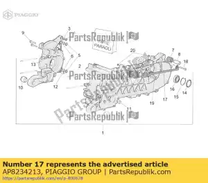 Piaggio Group AP8234213 support de fixation de boîte à air - La partie au fond