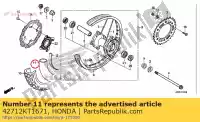 42712KT1671, Honda, tube, tire (irc) (120/80- honda xr  r crf x l m xr250r xr600r xr400r xr650r crf250l crf250la crf250rla 600 250 400 650 , New