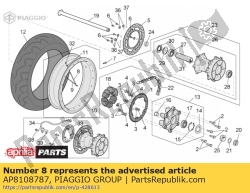 Aprilia AP8108787, Sprach 3.5, OEM: Aprilia AP8108787