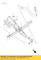 1430144AA0, Suzuki, conjunto silencioso suzuki dr  se seu dr125se 125 , Novo