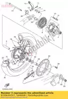 93306302X7, Yamaha, palier yamaha ttr230 230 , Nouveau