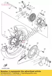 Aquí puede pedir llevando de Yamaha , con el número de pieza 93306302X7: