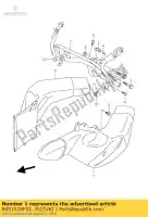 9451024F01, Suzuki, corsé, capucha suzuki gsx 1300 1999 2000 2001 2002 2003 2004 2005 2006 2007, Nuevo