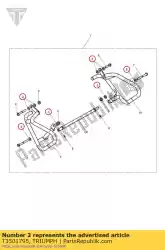 Qui puoi ordinare rondella m12 od26 temprata slv da Triumph , con numero parte T3501795: