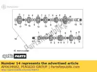 AP0634682, Piaggio Group, 3a ruota dentata aprilia rsv tuono 1000, Nuovo