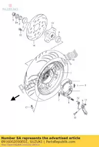 suzuki 0916002E00E0Z machine à laver - La partie au fond