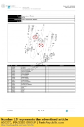 Aprilia 600270, Screw, OEM: Aprilia 600270