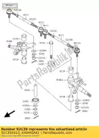 92139S013, Kawasaki, bushing ksf50-a1 kawasaki kfx 50 2003 2004 2005 2006, New