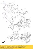 6818033E21Z88, Suzuki, ensemble de ruban, capot suzuki gsx r 750 1996, Nouveau