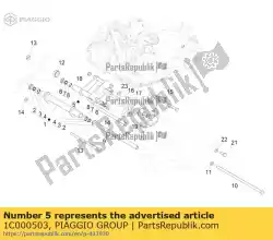 Here you can order the complete swinging arm on engine side from Piaggio Group, with part number 1C000503: