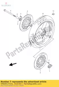 suzuki 5460017C01 doos, speedo - Onderkant