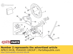 Aprilia AP8213418, Screw, OEM: Aprilia AP8213418