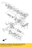 2422144001, Suzuki, engranaje, segundo accionamiento suzuki gs  e u fh gsx s l eu f fu h fm hu su gsxr gs450s gsx400es gs450es gsx400s gs450eseusu gs500eu gs500eeu gs500e gs500h gs500 gs500ef 500 400 450 , Nuevo