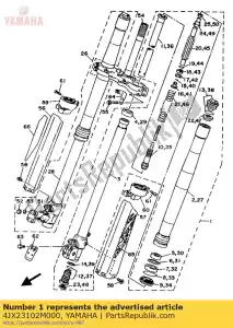 Yamaha 4JX23102M000 forcella anteriore (l.h) - Il fondo