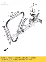 1281043400, Suzuki, napinacz krzywki c suzuki gsx 550 1985 1986 1987, Nowy