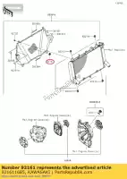 921611685, Kawasaki, amortyzator, 8x22x10 en650aff kawasaki  vulcan 125 230 300 650 900 2015 2016 2017 2018 2019 2020 2021, Nowy