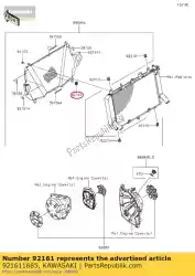 Here you can order the damper,8x22x10 en650aff from Kawasaki, with part number 921611685: