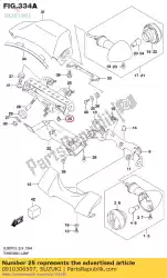 Here you can order the bolt,6x14 from Suzuki, with part number 0910306507: