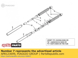 Aprilia AP8123699, Wiosna, OEM: Aprilia AP8123699
