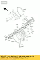 220AA0675, Kawasaki, vis à tête cylindrique, 6x75 commune kawasaki kx 60 1988 1989 1990 1991 1992 1993 1994 1995 1996 1997 1998 1999 2000 2001 2002 2003, Nouveau