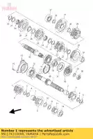 5SL174110000, Yamaha, Hoofdas yamaha yzf r fz n s ns fazer sa ss na nahg nhg sahg shg 600 6, Nieuw