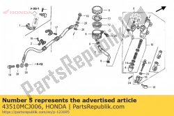 Tutaj możesz zamówić brak opisu w tej chwili od Honda , z numerem części 43510MCJ006: