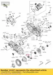 Aquí puede pedir 01 eje de Kawasaki , con el número de pieza 131070793: