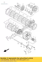 2161002F00, Suzuki, conjunto de cames, embreagem suzuki tl 1000 1997 1998, Novo