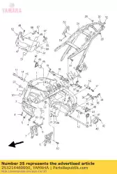 Qui puoi ordinare soggiorno, marmitta 2 da Yamaha , con numero parte 2S3214460000: